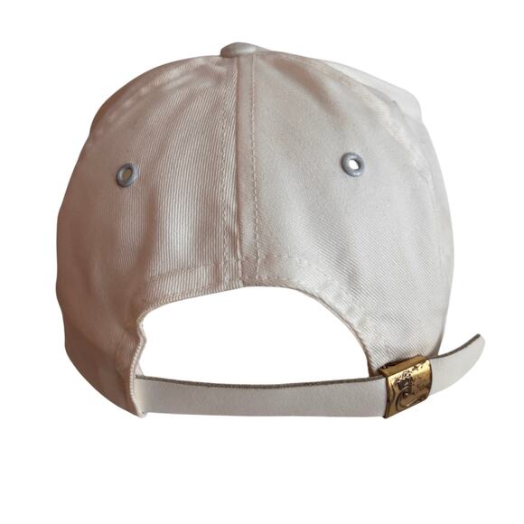 Vtg 80s ALABAMA Trucker Hat American Pride Strapback Cap White Red Gold Country - Picture 5 of 10